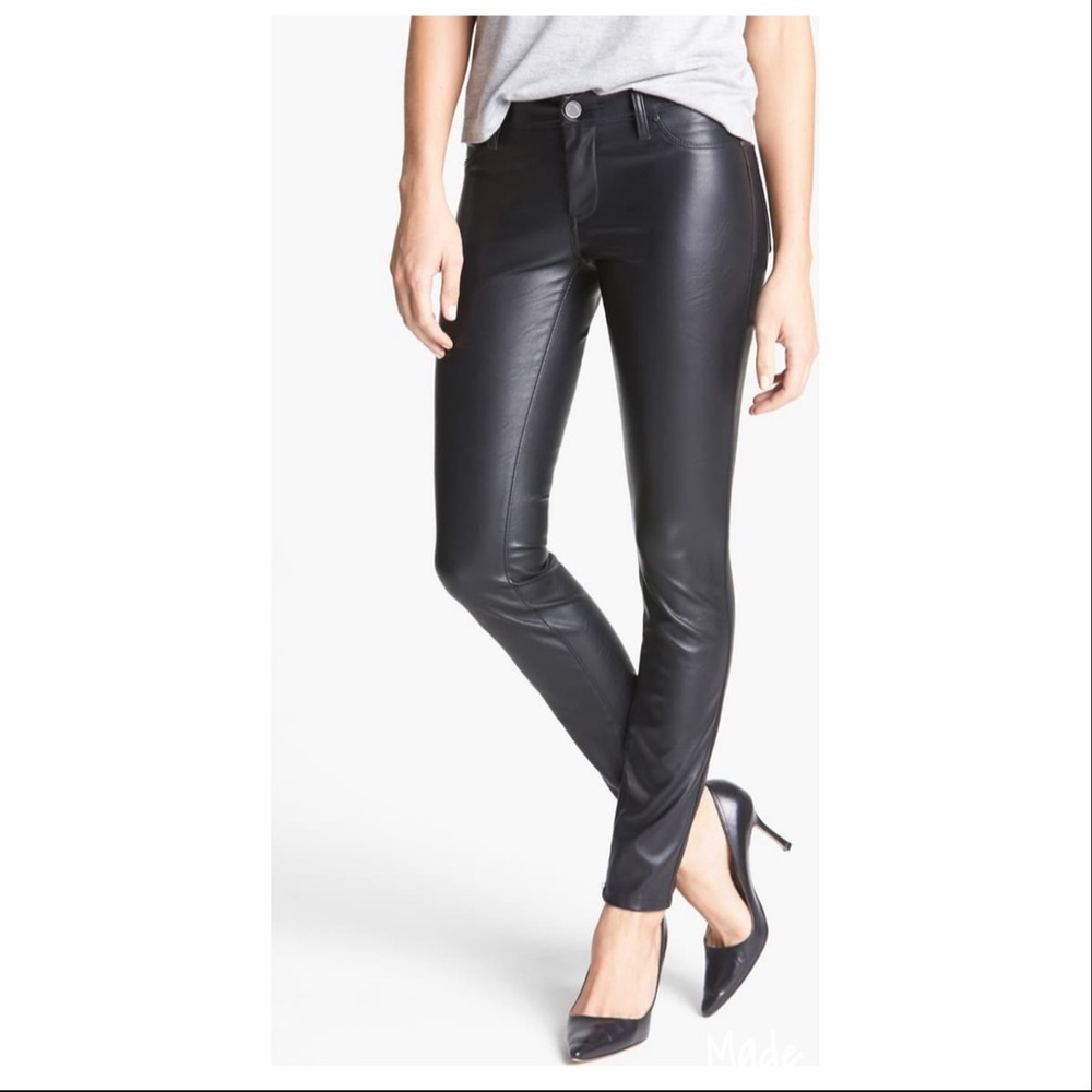 Blank NYC faux leather skinny pants size 28